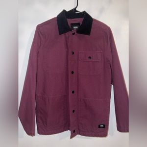 Vans US Small Dar red means light jacket